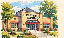 Watercolour illustration of Playtime Casino Hanover